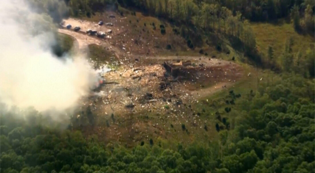 Blast at a Tennessee explosives plant leaves 19 people missing and